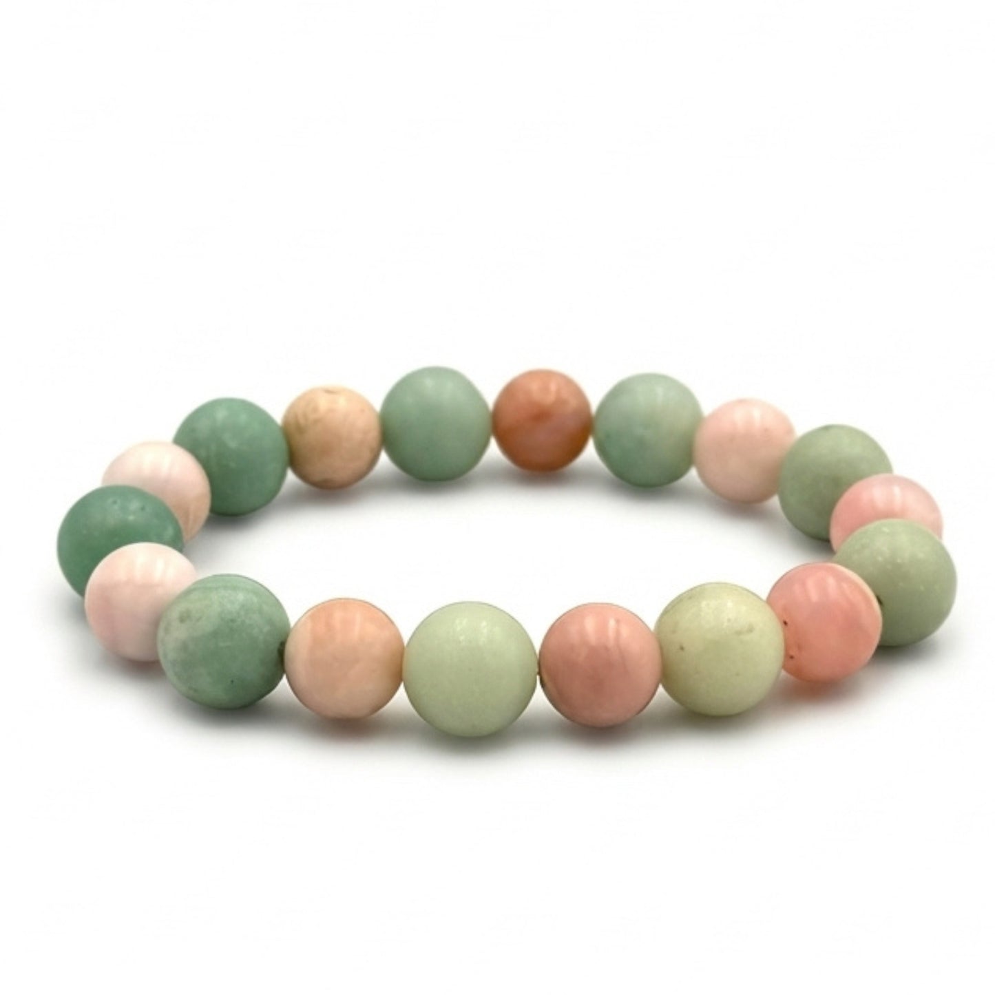 Pink Opal Amazonite Bracelet - S1
