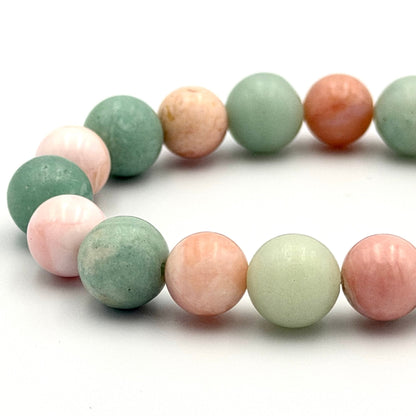 Pink Opal Amazonite Bracelet - S1