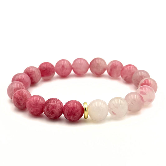 Rhodonite Gradient Bracelet - S1