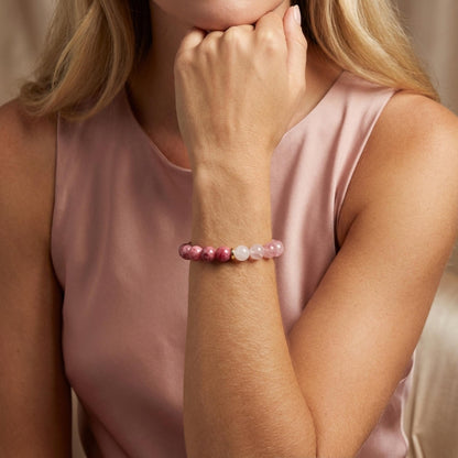 Rhodonite Gradient Bracelet - S1