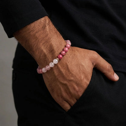Rhodonite Gradient Bracelet - S1