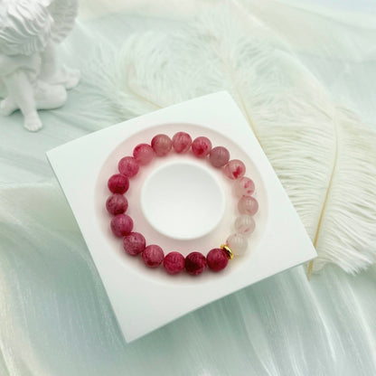 Rhodonite Gradient Bracelet - S1