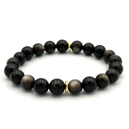 Triple Obsidian Bracelet - S1