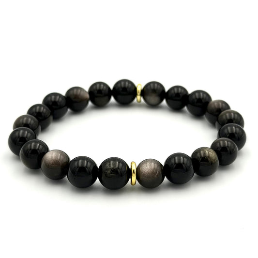 Triple Obsidian Bracelet - S1
